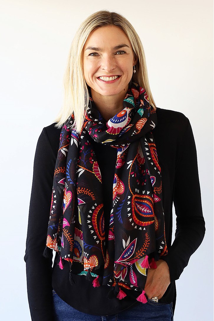 FLOWER LEAF SCARF
